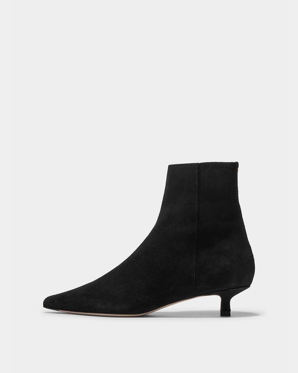 Aeyde Black Sofie Cow Suede Leather