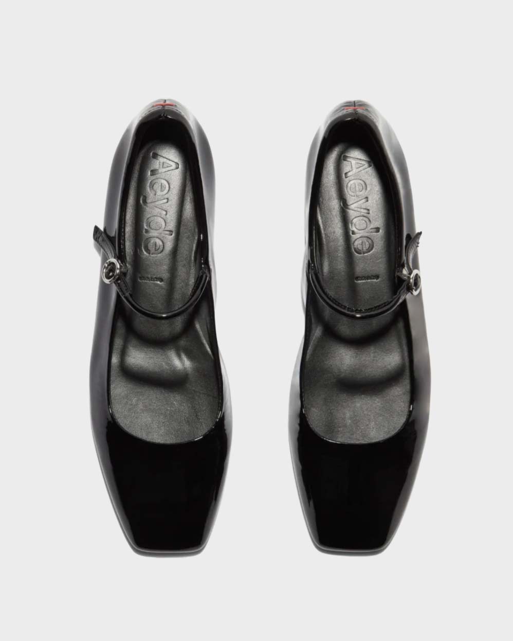 Aeyde Uma Patent Calf Leather Black