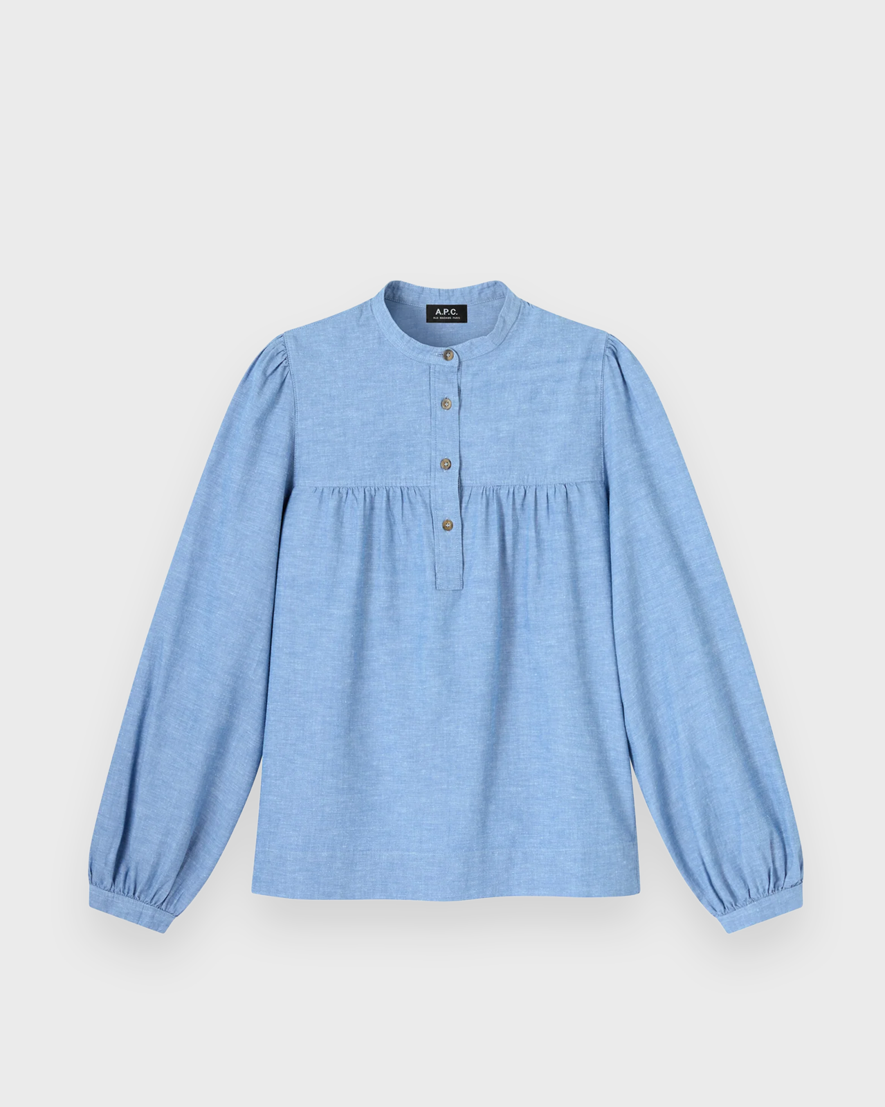 A.P.C. Blue Babydoll Blouse