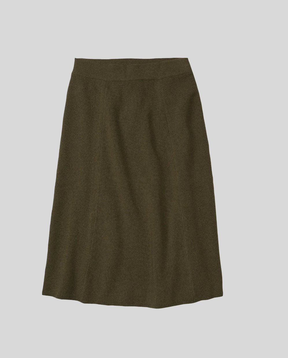 Closed Clover Green A-line Knitted Skirt