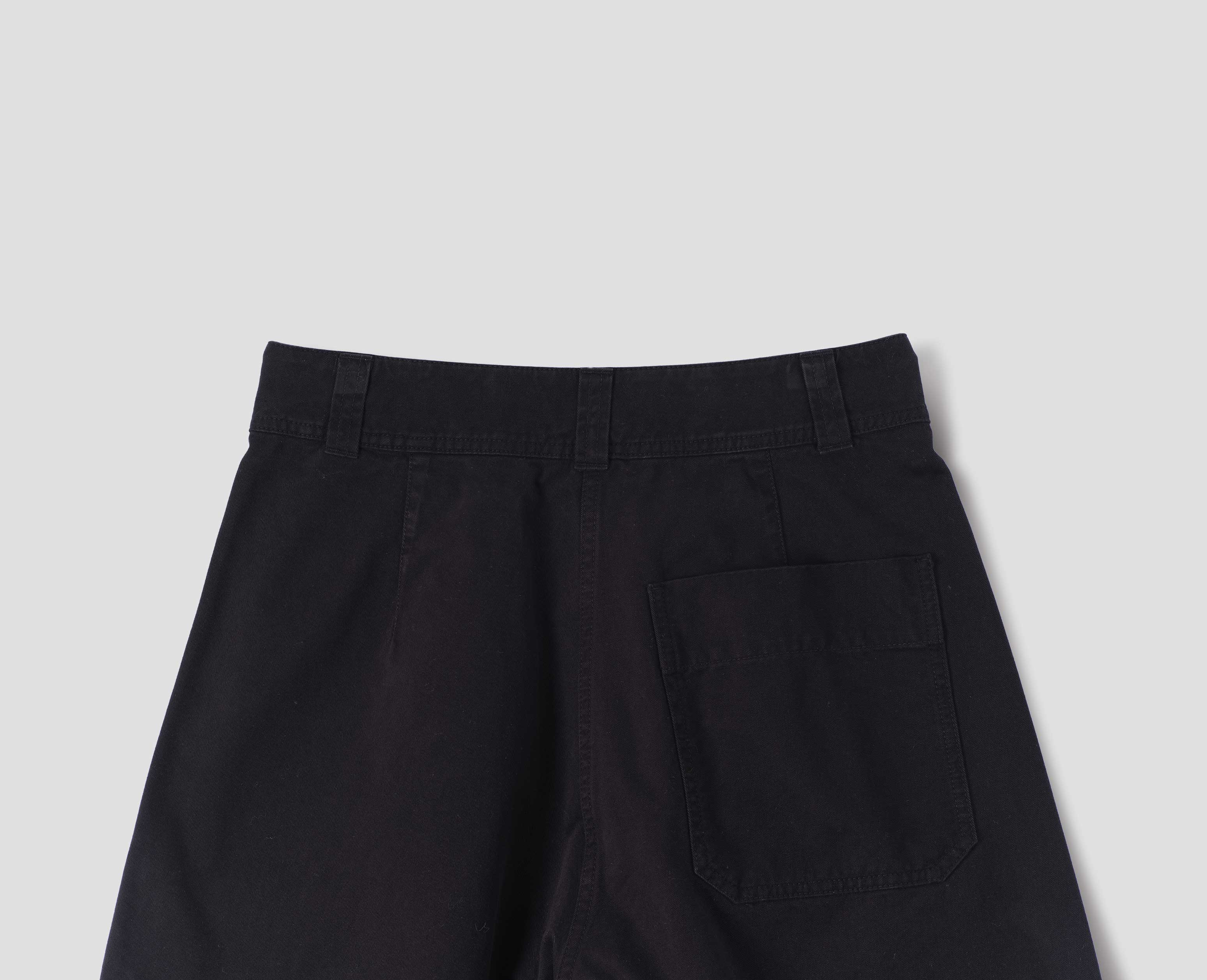 MHL Black Parachute Trouser