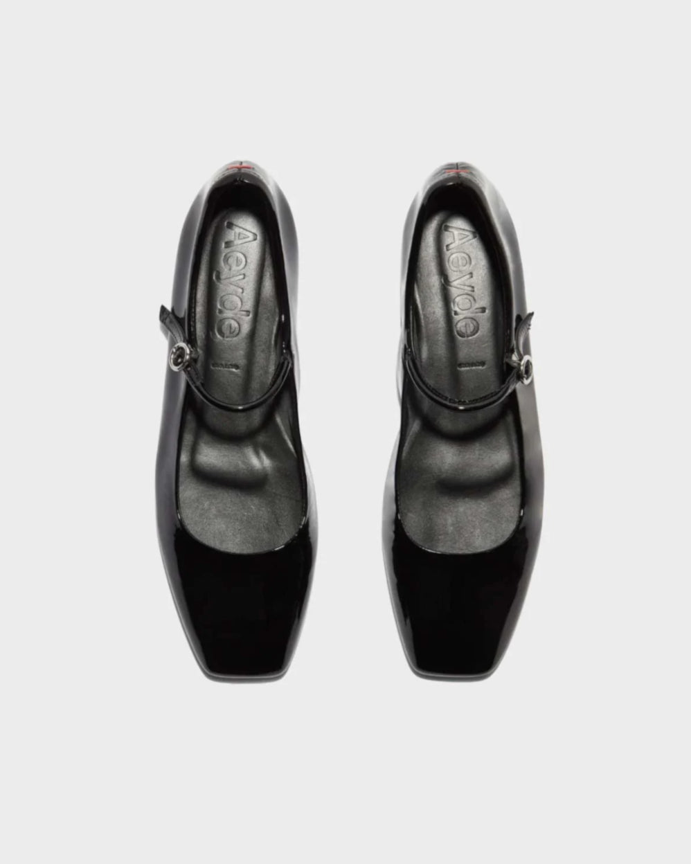 Aeyde Uma Patent Calf Leather Black