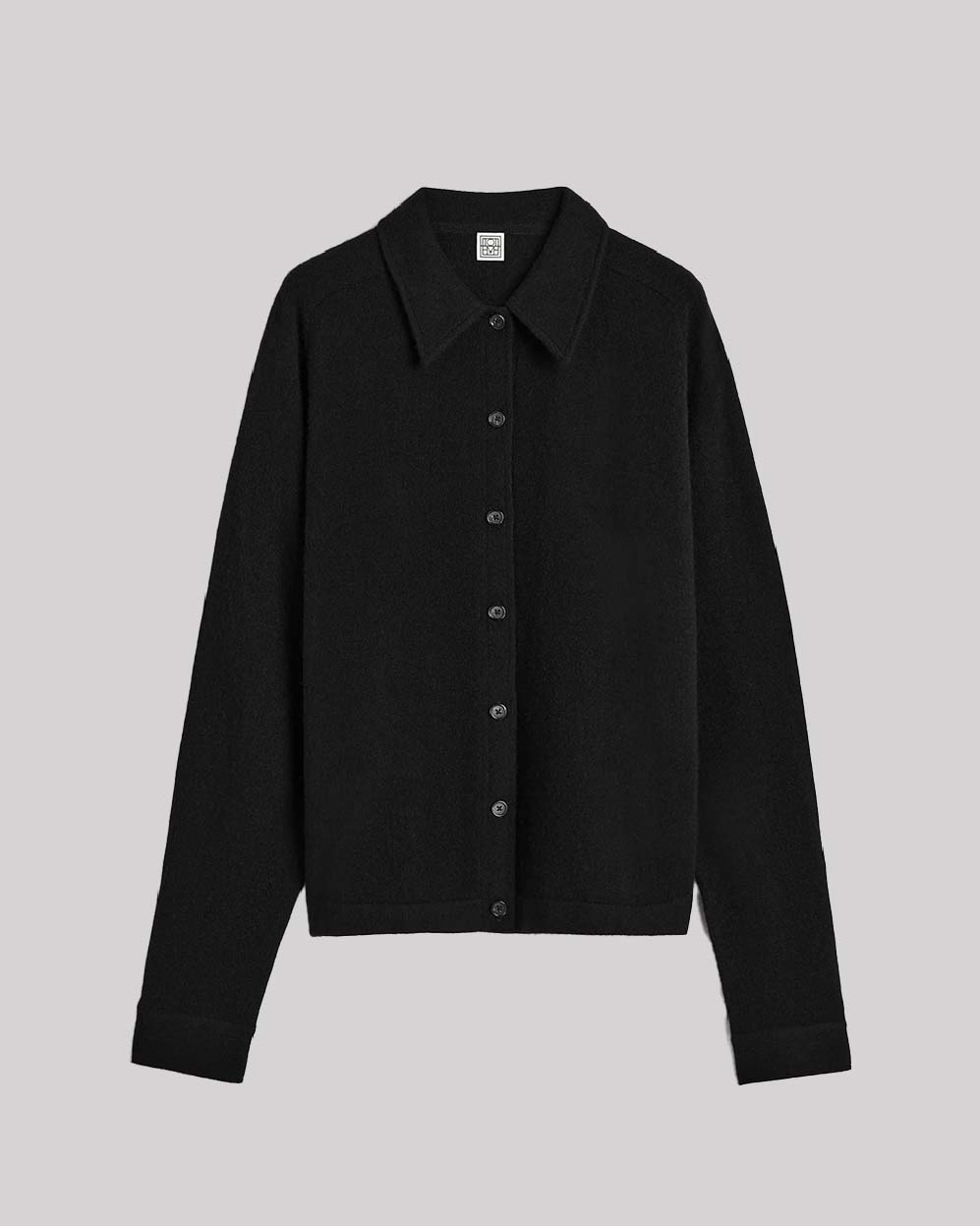 Toteme Raglan-Sleeve Cashmere Cardigan Black