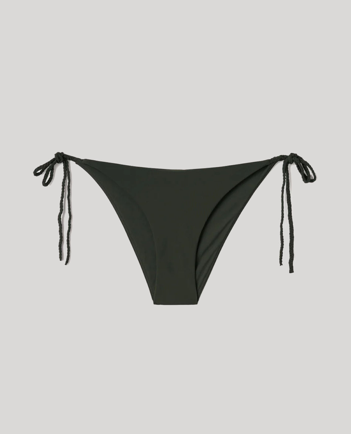Toteme Braid-tie Bikini Bottom Dark Green