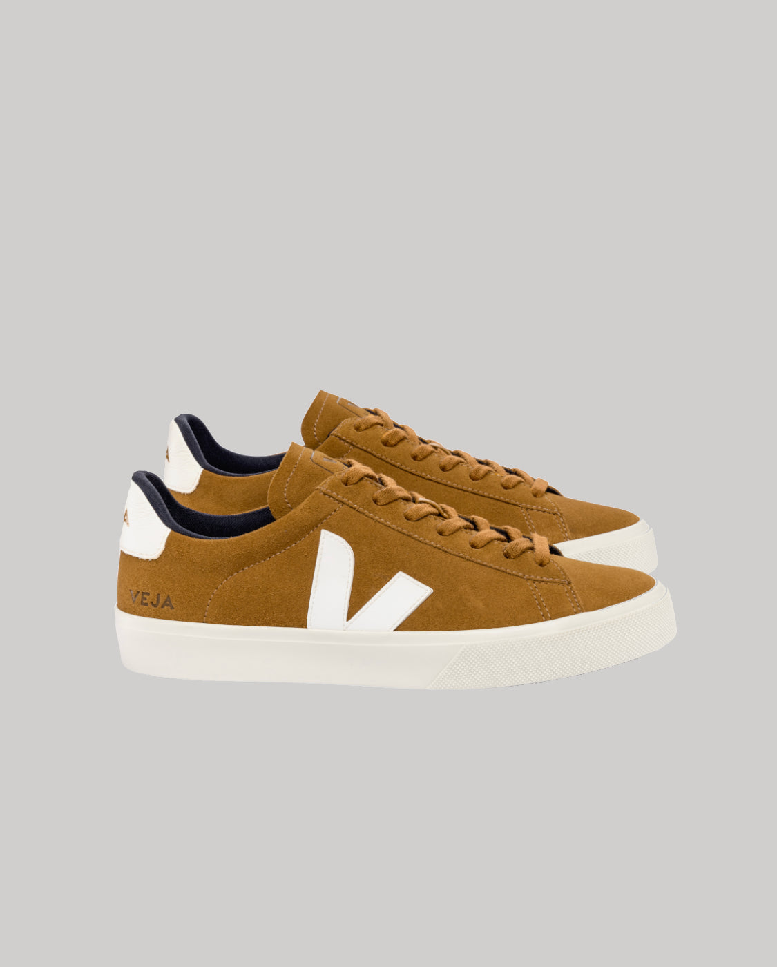 Veja Suede Camel White Campo Sneakers