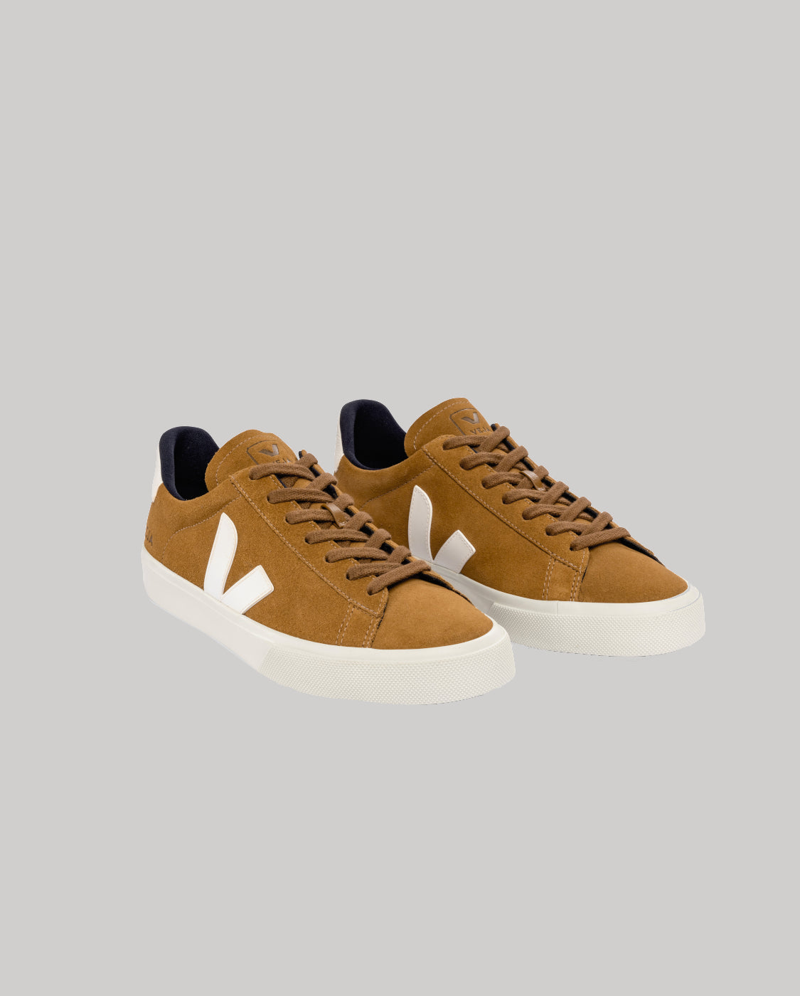 Veja Suede Camel White Campo Sneakers